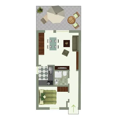 Kleine Zuflucht Apartament *